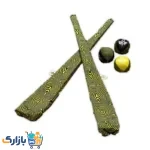 ست پوی جورابی و توپ جاگلینگ مدل آذرخش با طراحی اپتیکال زرد و مشکی